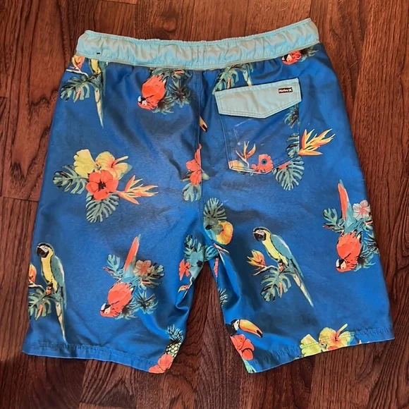 Hurley Tropical Lined Swim Trunks - Picture 5 of 7
